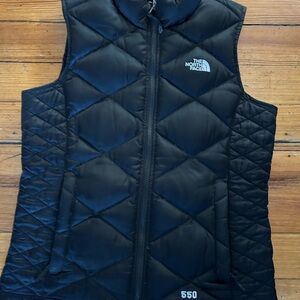 The North Face Black Quilted Vest